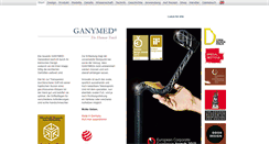 Desktop Screenshot of ganymed.eu