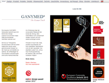 Tablet Screenshot of ganymed.eu